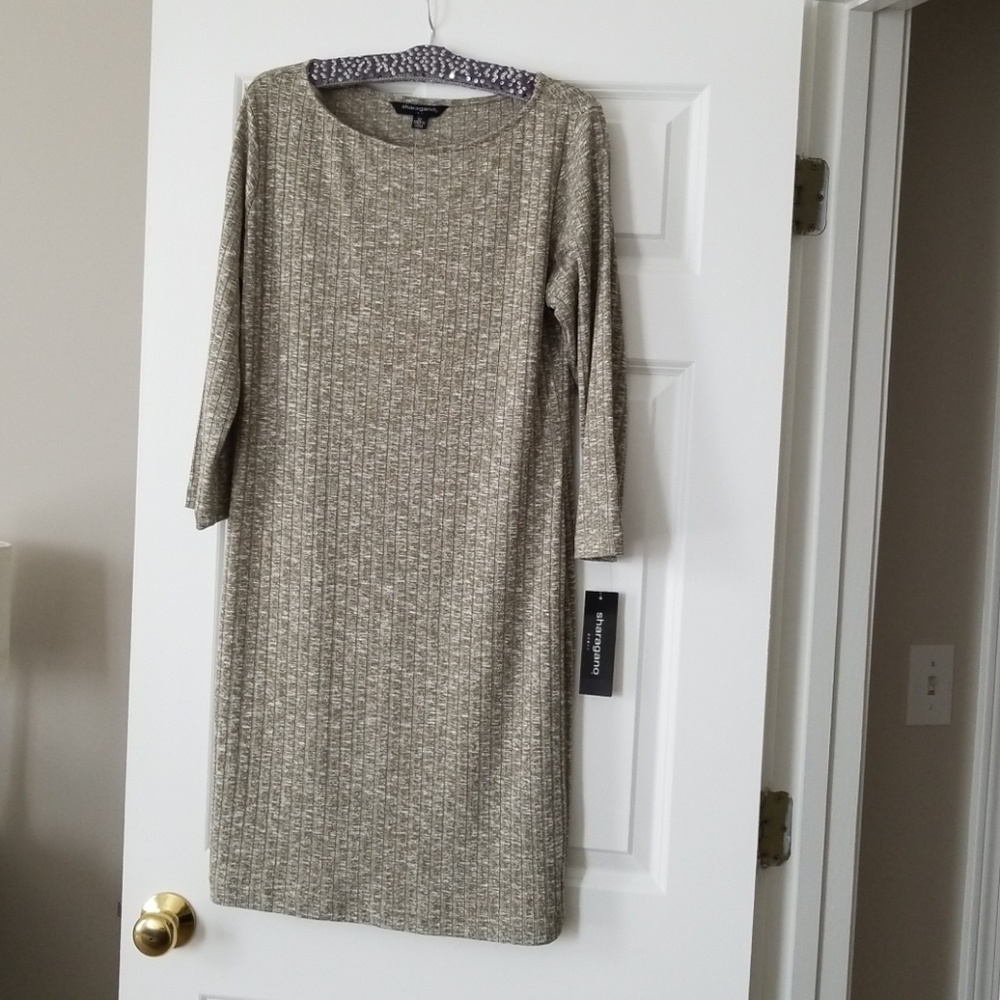 Crew Neck Dress by Sharagano